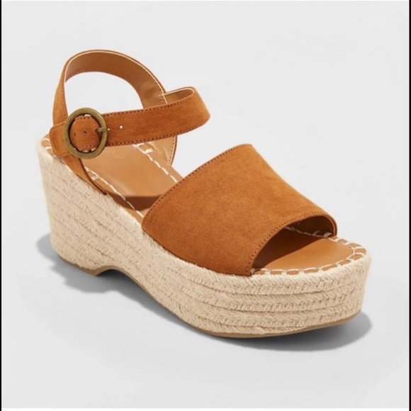 Universal Thread | Shoes | Universal Thread Cognac Faux Suede ...